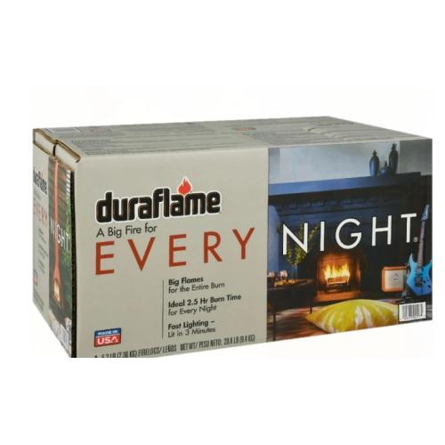 DALLAS LOCATION- DURAFLAME EVERY NIGHT FIRE LOGS PALLET (82 UNITS)