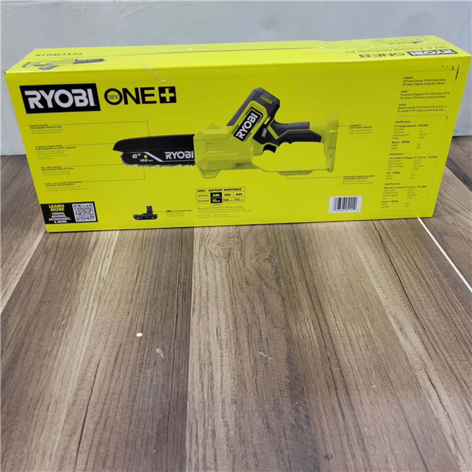 NEW!  18V 6 in. Cordless Battery Compact Pruning Mini Chainsaw with 2.0 Ah Battery and Charger