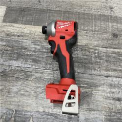 AS-IS Milwaukee 18V Lithium-Ion Compact Brushless Cordless 1/4 in. Impact Driver Kit