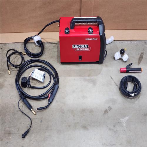 HOUSTON LOCATION - AS-IS (APPEARS LIKE NEW) LINCOLN180 Amp Weld-Pak 180i Multi-Process Stick/MIG/Flux-Core/TIG  120V or 230V Aluminum Welder