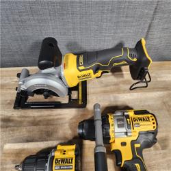 HOUSTON LOCATION - AS-IS DEWALT 4 TOOL COMBO KIT W/ (2) BATTERY & CHARGER