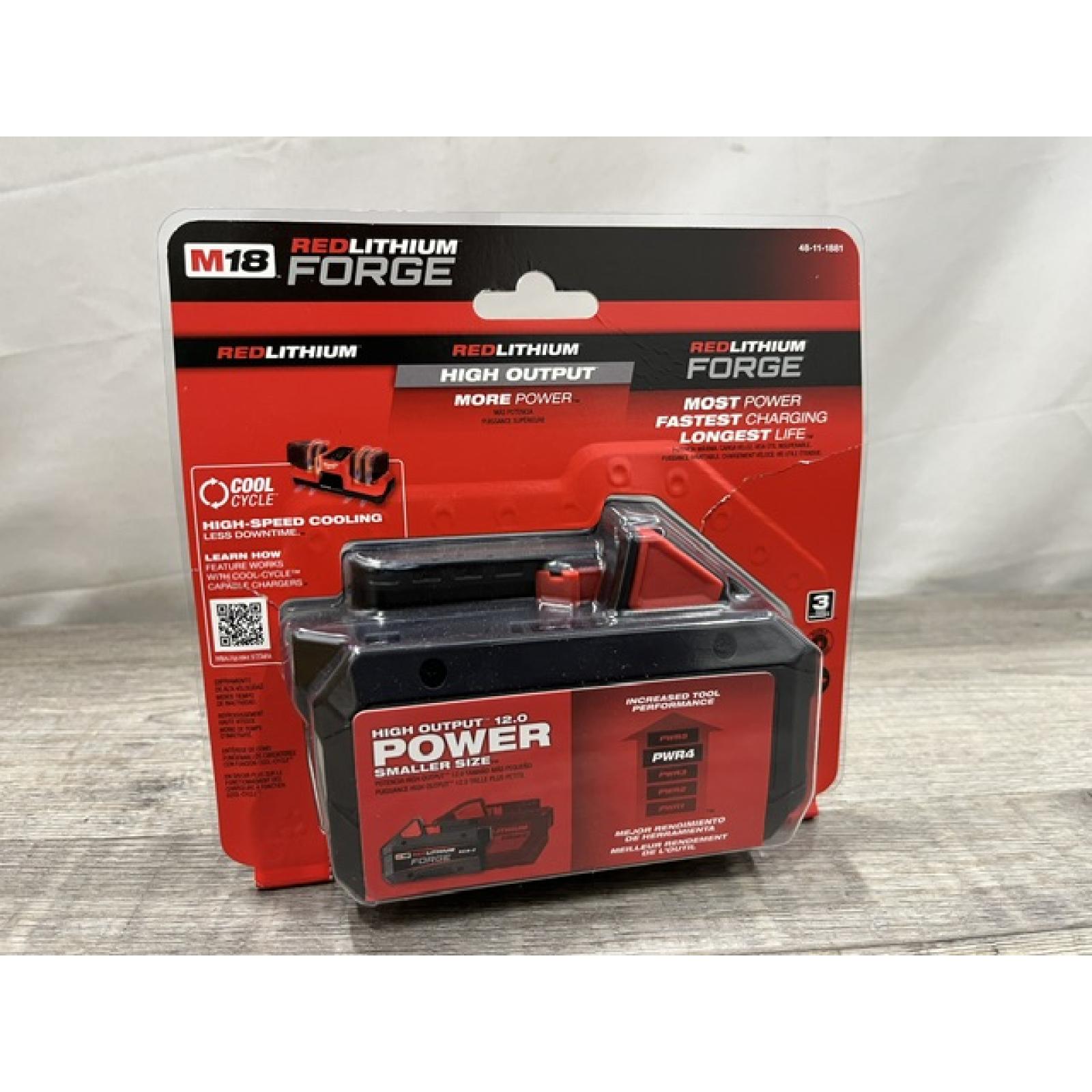 NEW - Milwaukee 18V Lithium-Ion REDLITHIUM FORGE XC 8.0 Ah Battery Pack