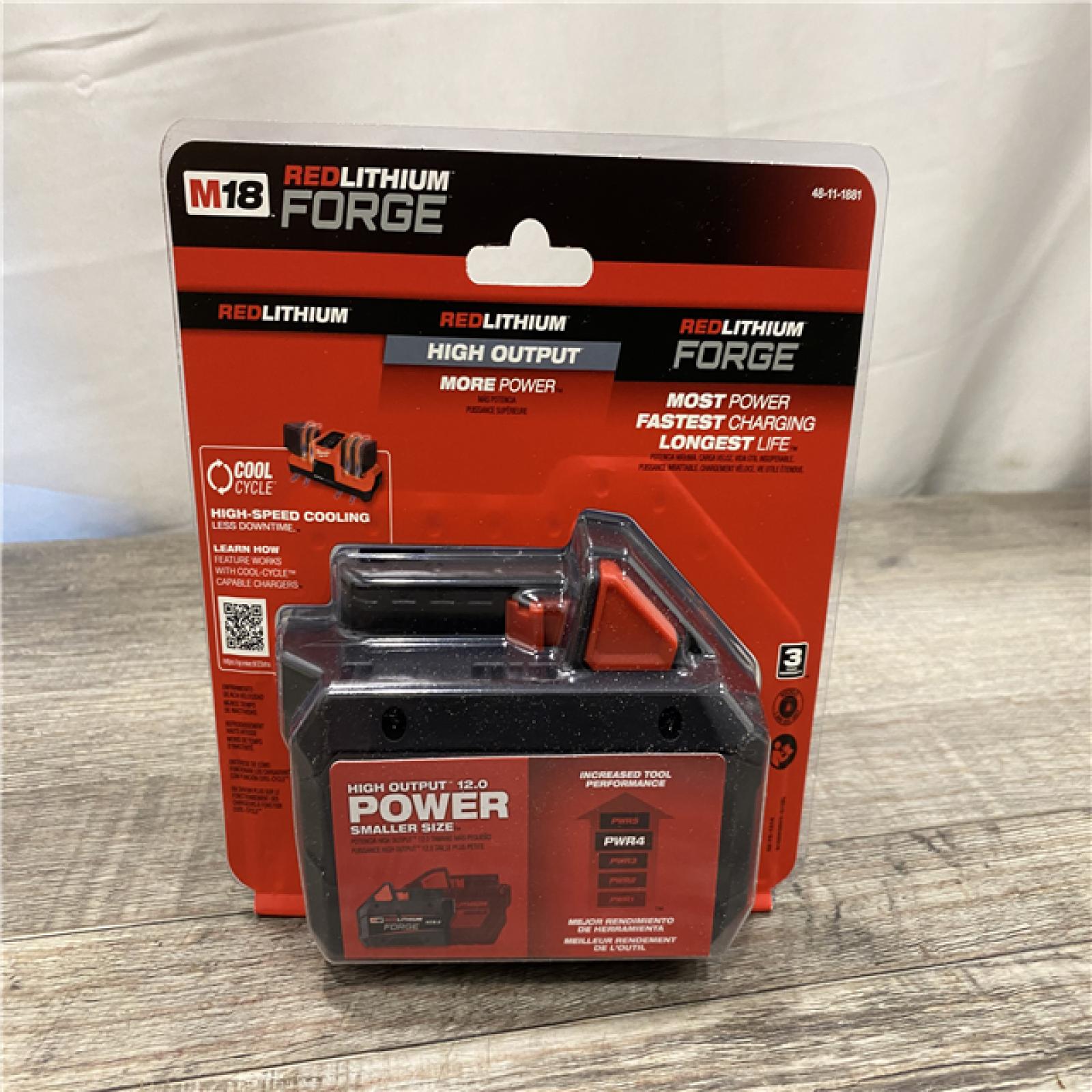 NEW - Milwaukee 18V Lithium-Ion REDLITHIUM FORGE XC 8.0 Ah Battery Pack