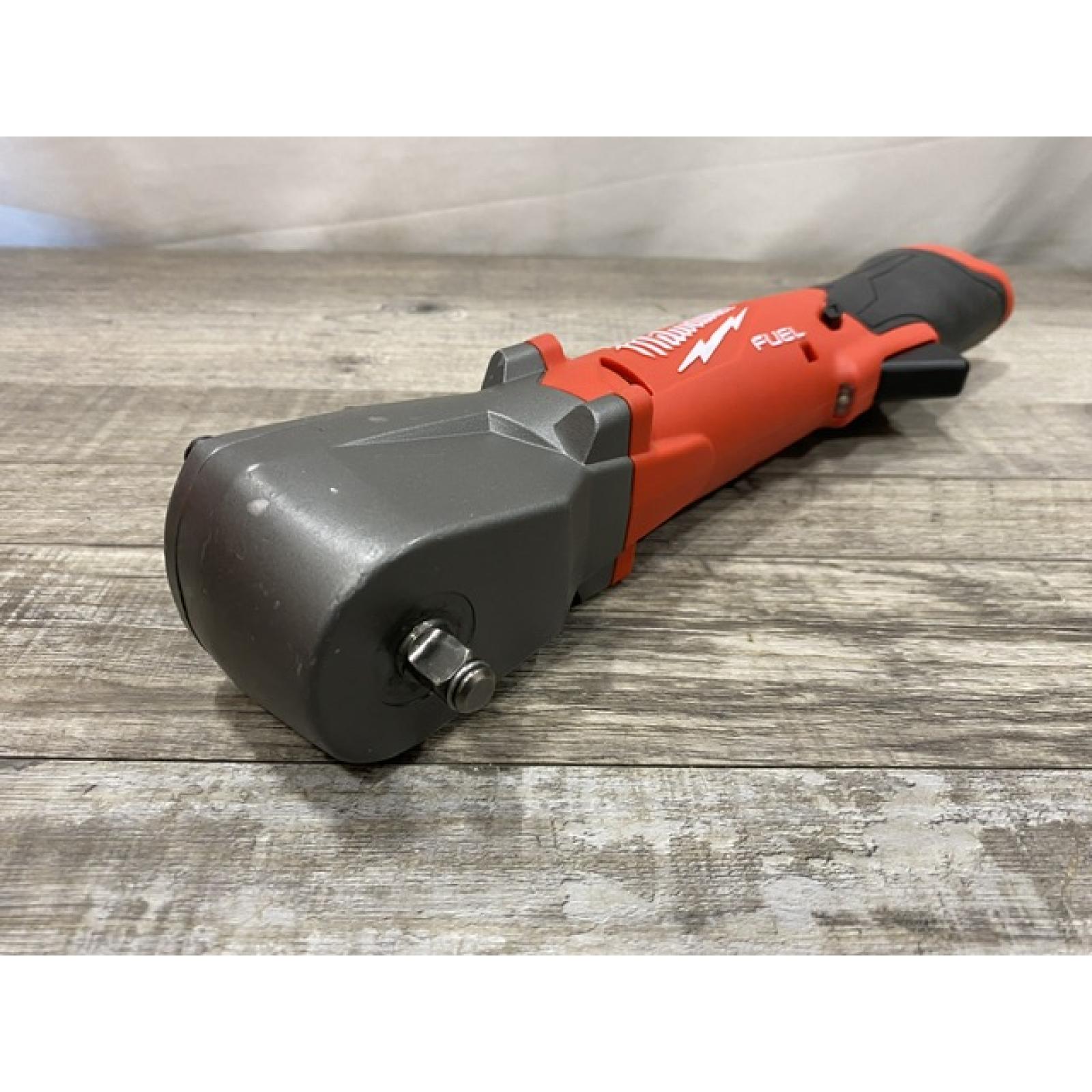 AS-IS Milwaukee FUEL 12V Lithium-Ion Brushless Cordless 3/8 in. Right Angle Impact Wrench (Tool-Only)