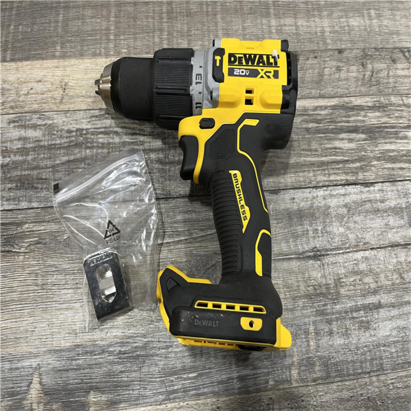AS-IS DEWALT 20V XR Brushless Cordless 1/2 in. Hammer Drill (Tool-Only)