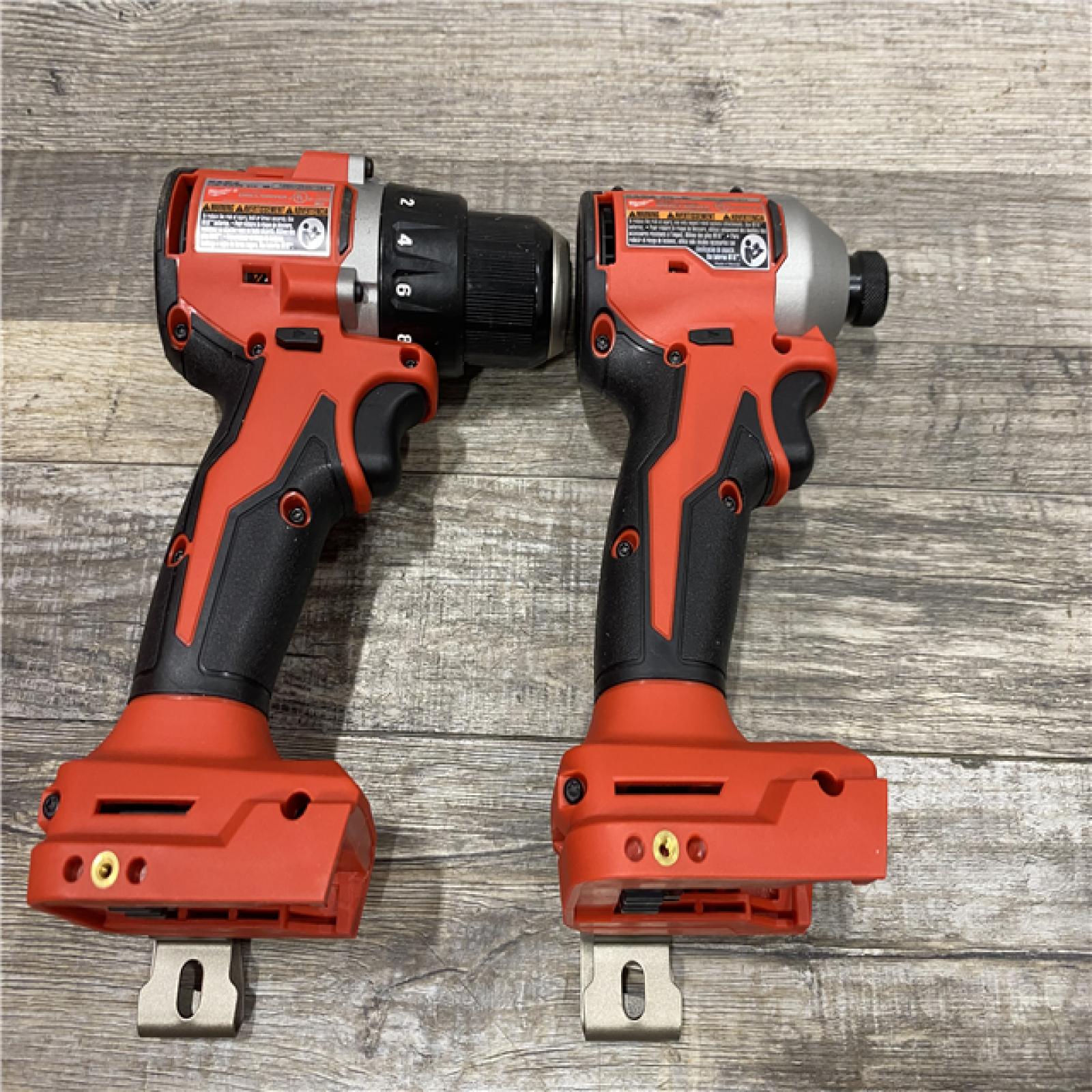 AS-IS Milwaukee 18V Lithium-Ion Brushless Cordless Compact Drill/Impact Combo Kit