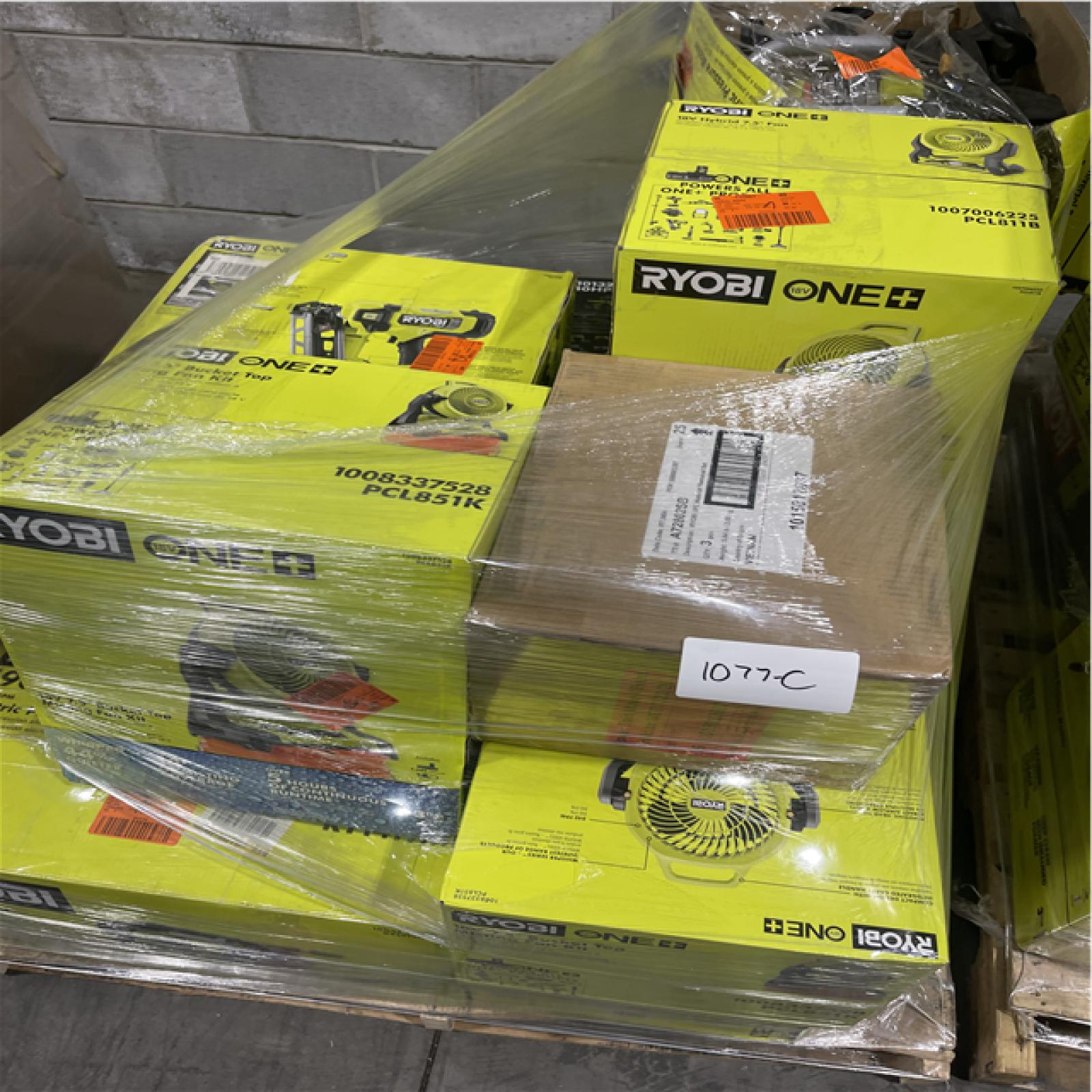 Pittston Location As-Is Power Tools Partial Truckload (11 Pallets) 1077-C
