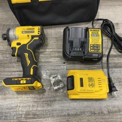 AS-IS DEWALT Atomic 20V Max Lithium-Ion Brushless Cordless Compact 1/4 in. Impact Driver Kit