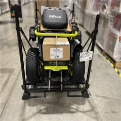 DALLAS LOCATION - RYOBI R1 80V HP Brushless Lithium Battery Cordless Electric 30 in. Riding Lawn Mower