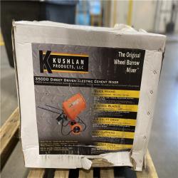 DALLAS LOCATION - KUSHLAN 3.5 cu. ft. 1/2 HP 120-Volt Motor Direct Drive Cement Mixer
