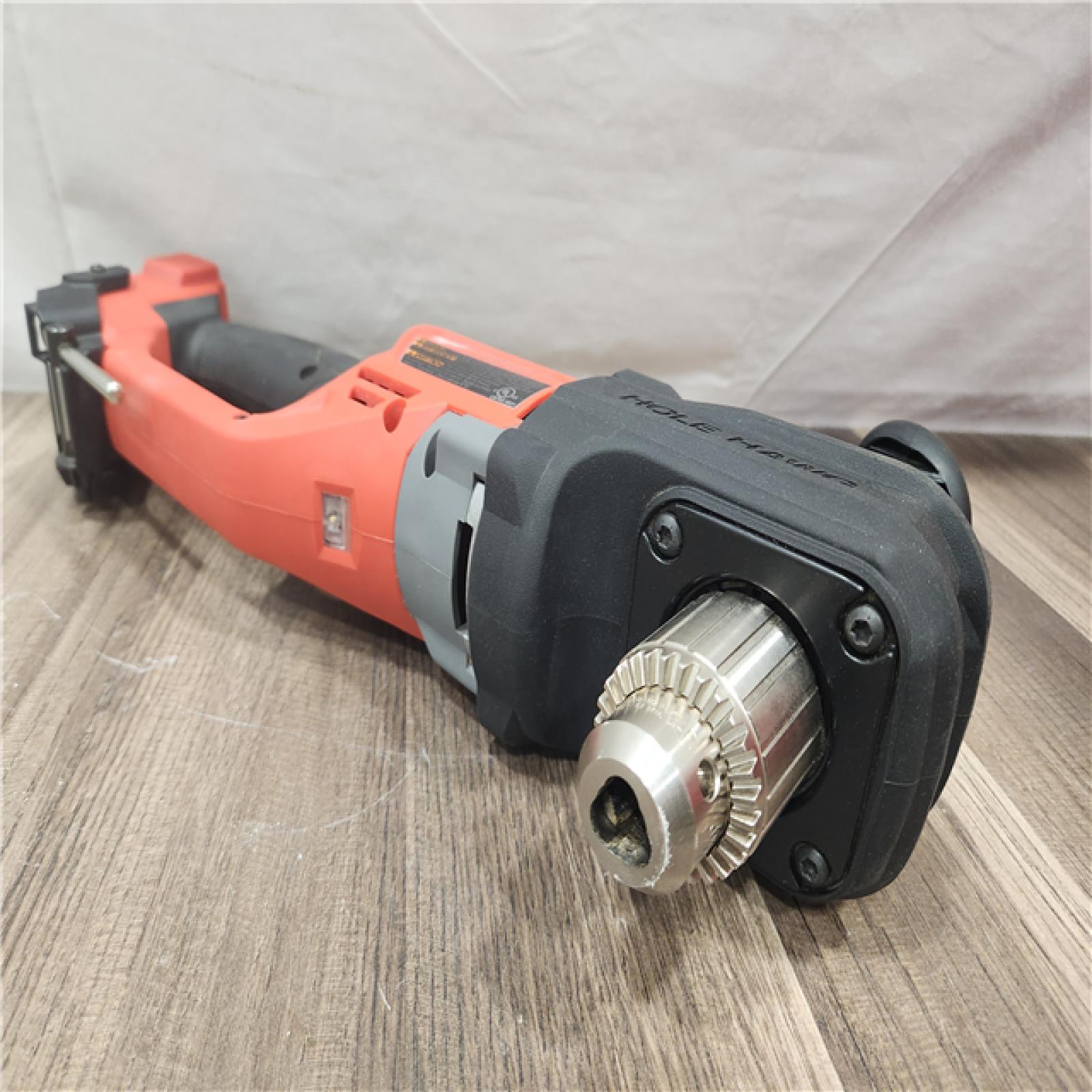 AS-IS- Milwaukee M18 18V Fuel Hole Hawg 1/2  Right Angle Drill (Tool-Only)