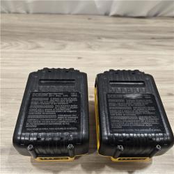 AS-IS DEWALT 20V MAX XR Premium Lithium-Ion 5.0Ah Battery Pack (2 Pack)