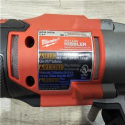 AS-IS Milwaukee FUEL 12-Volt Lithium-Ion Brushless Cordless 16-Gauge Variable Speed Nibbler (Tool-Only)