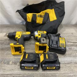 AS-IS DEWALT 20V MAX Cordless Drill/Impact 2 Tool Combo Kit