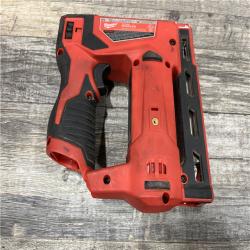 AS-IS Milwaukee 12-Volt Lithium-Ion Cordless 3/8 in. Crown Stapler (Tool-Only)