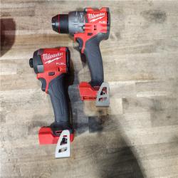 HOUSTON LOCATION - AS-IS Milwaukee FUEL 18V Lithium-Ion Brushless Cordless Hammer Drill and Impact Driver Combo Kit