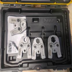 CALIFORNIA AS-IS DEWALT 20V MAX COMPACT PRESS TOOL and JAWS KIT