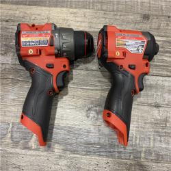 AS-IS Milwaukee FUEL 12-Volt Lithium-Ion Brushless Cordless Hammer Drill and Impact Driver Combo Kit