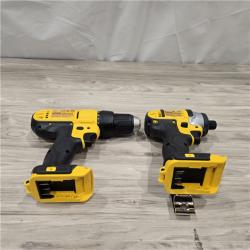 AS-IS DeWALT 20V MAX Cordless Drill Driver/Impact Driver Combo Kit
