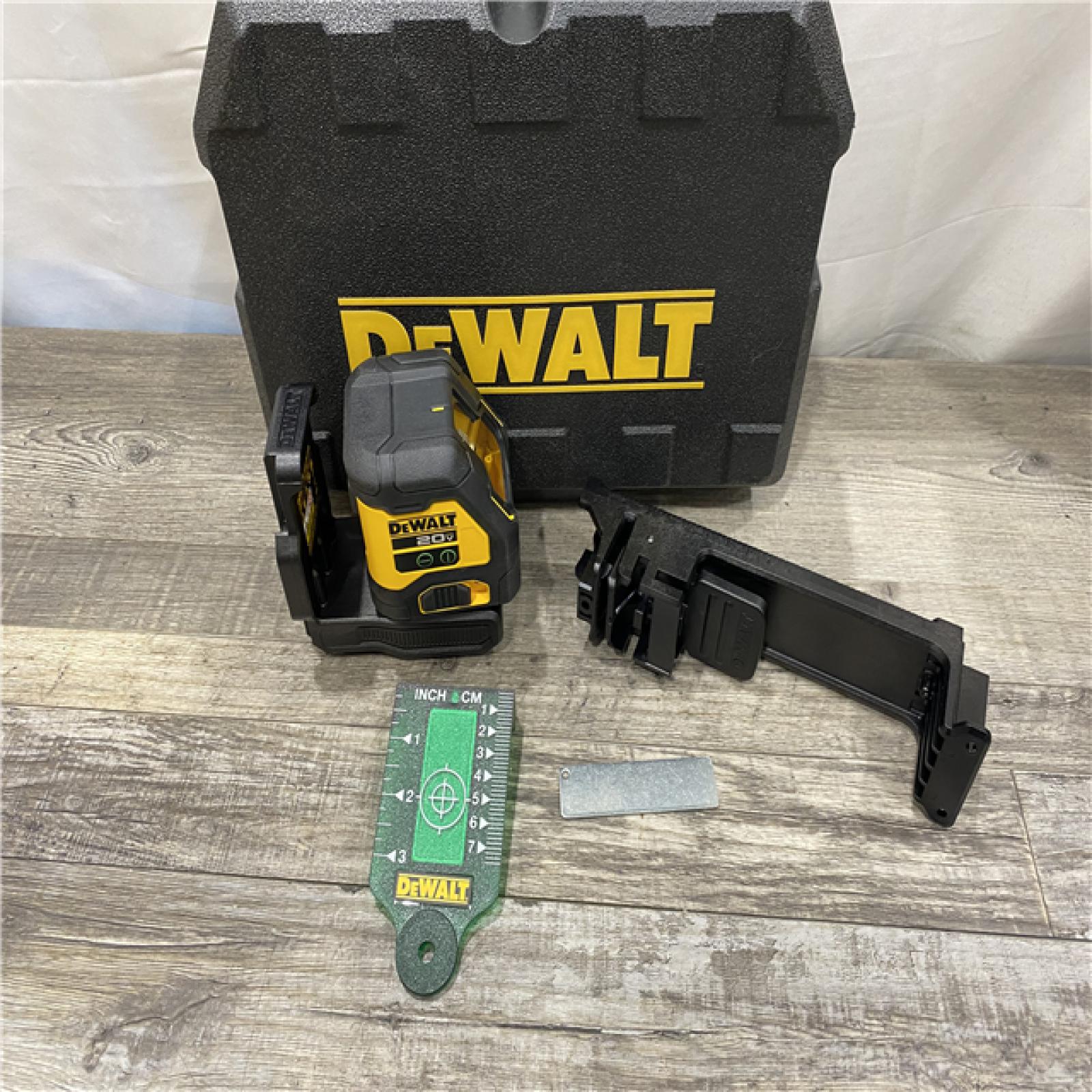 AS-IS DEWALT 20V Green Cross Line Laser Level (Tool-Only)