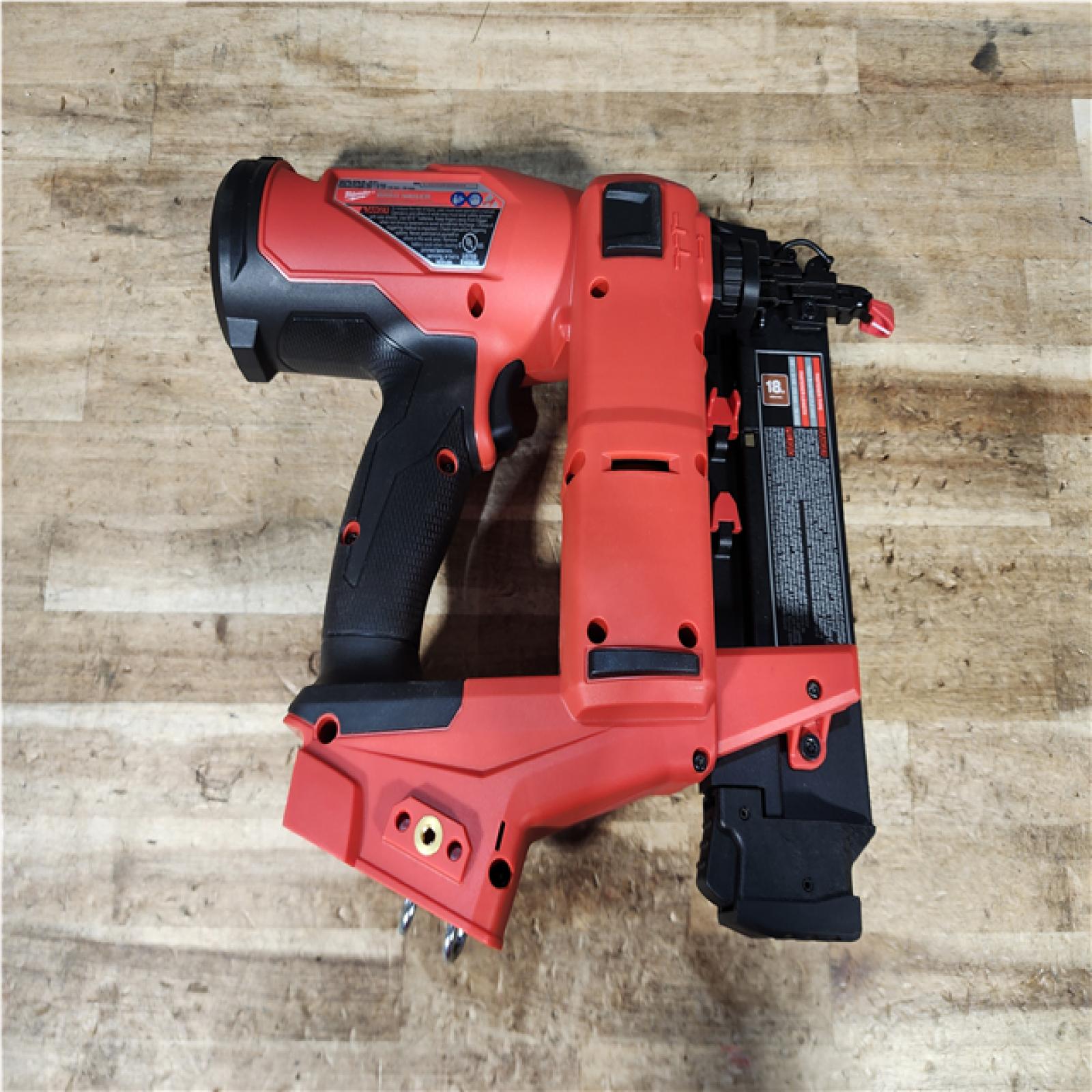HOUSTON LOCATION - AS - IS Milwaukee FUEL 18-Volt Lithium-Ion Brushless Cordless Gen II 18-Gauge Brad Nailer (Tool-Only)