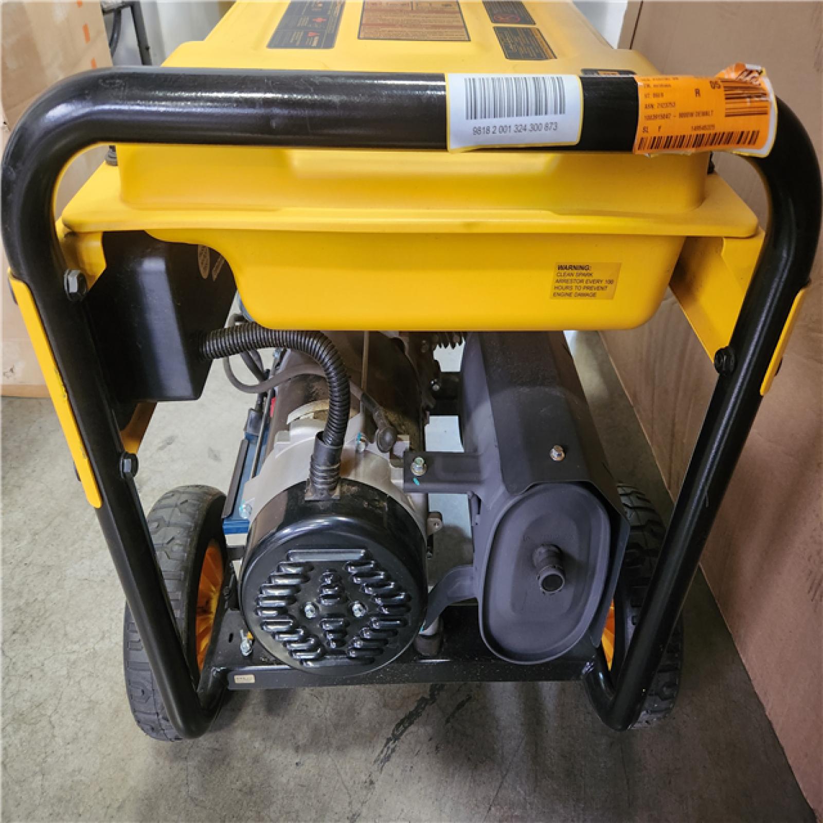 Phoenix AS-IS DEWALT 10000 / 8000-Watt Electric Start Gas Powered Portable Generator with Idle Control  GFCI Outlets and CO Protect-DXGNR8000