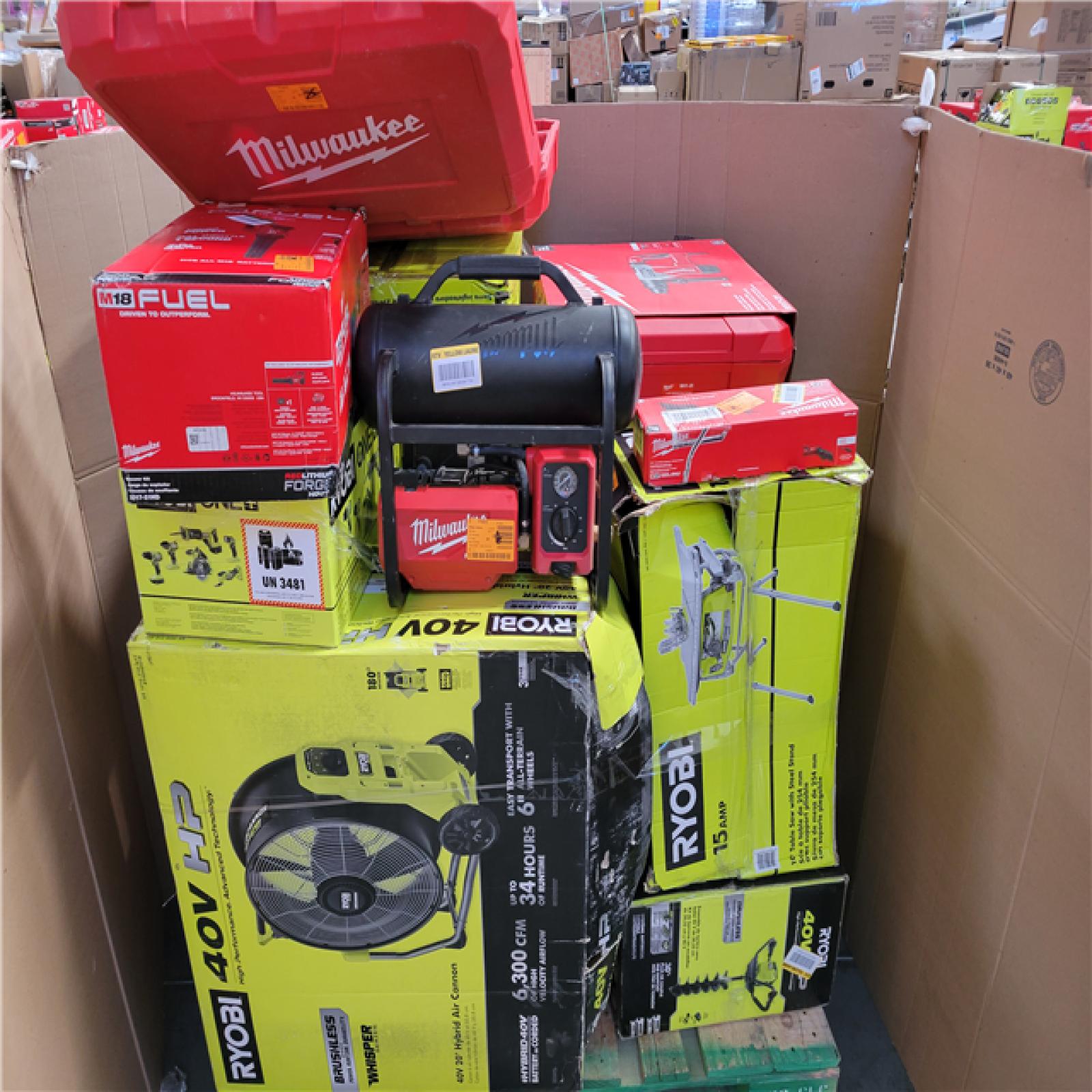 CALIFORNIA AS-IS TOOL PALLET