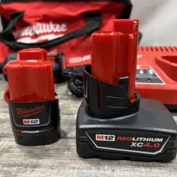 AS-IS Milwaukee FUEL 12-Volt Lithium-Ion Brushless Cordless Hammer Drill and Impact Driver Combo Kit