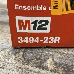 NEW - Milwaukee 12-Volt Lithium-Ion Brushless Cordless Subcompact Drill &Impact Driver Combo Kit