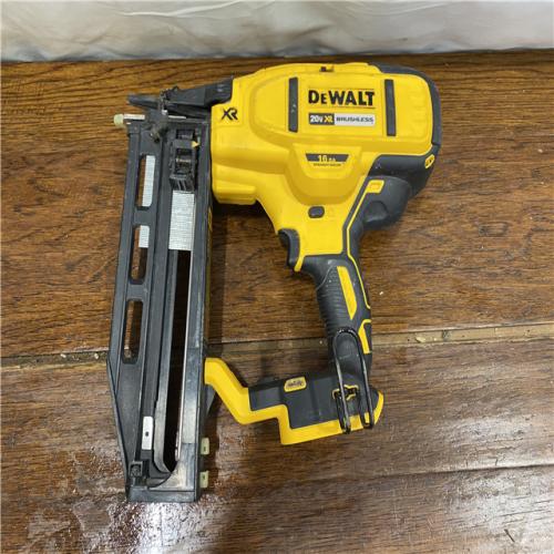 AS-IS 20V MAX XR Lithium-Ion Electric Cordless 16-Gauge Angled Finishing Nailer (Tool Only)