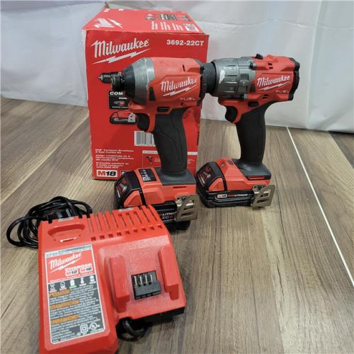 AS-IS Milwaukee M18 Compact Brushless 2-Tool Combo Kit