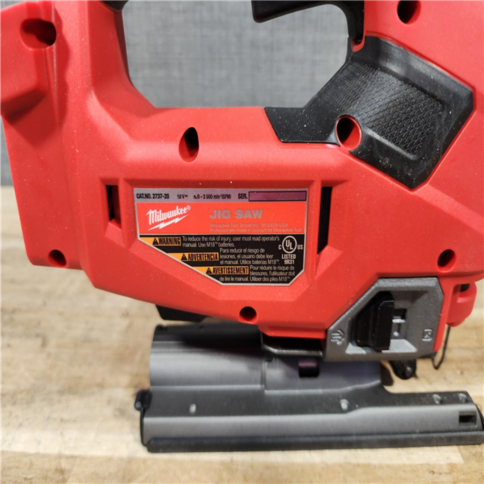 HOUSTON LOCATION - AS - IS Milwaukee FUEL 18V Lithium-Ion Brushless Cordless Jig Saw (Tool-Only)