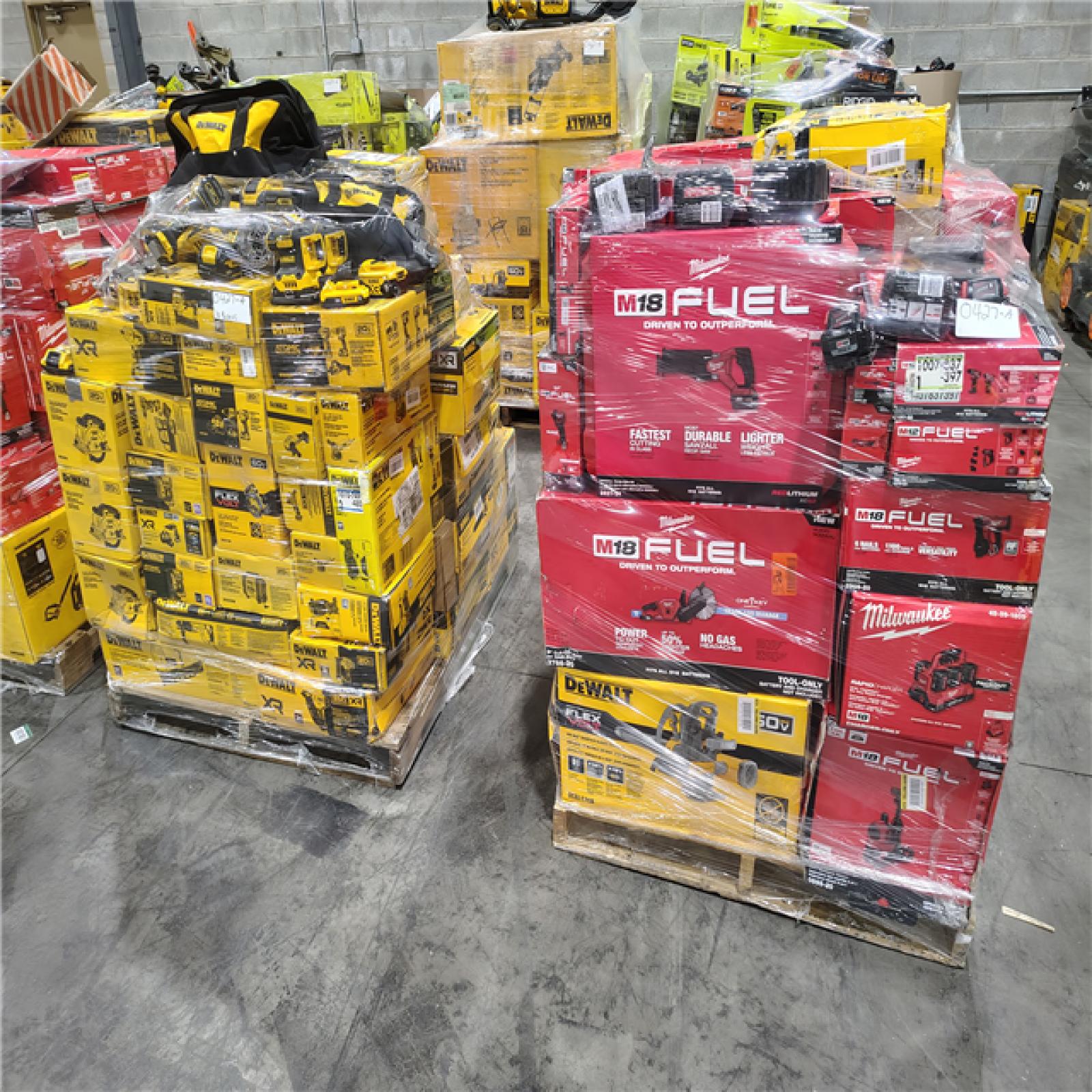 Pittston Location As-Is Power Tools Partial Truckload (10 Pallets) 0427-A