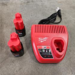 Phoenix Location NEW Milwaukee M12 12-Volt Lithium-Ion Force Logic Cordless Press Tool Kit (3 Jaws Included) with Two 1.5 Ah Battery and Hard Case