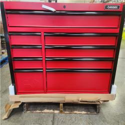 Phoenix NEW Husky Heavy-Duty 52 in. W x 20 in. D 9-Drawer Matte Red Rolling Tool Cabinet