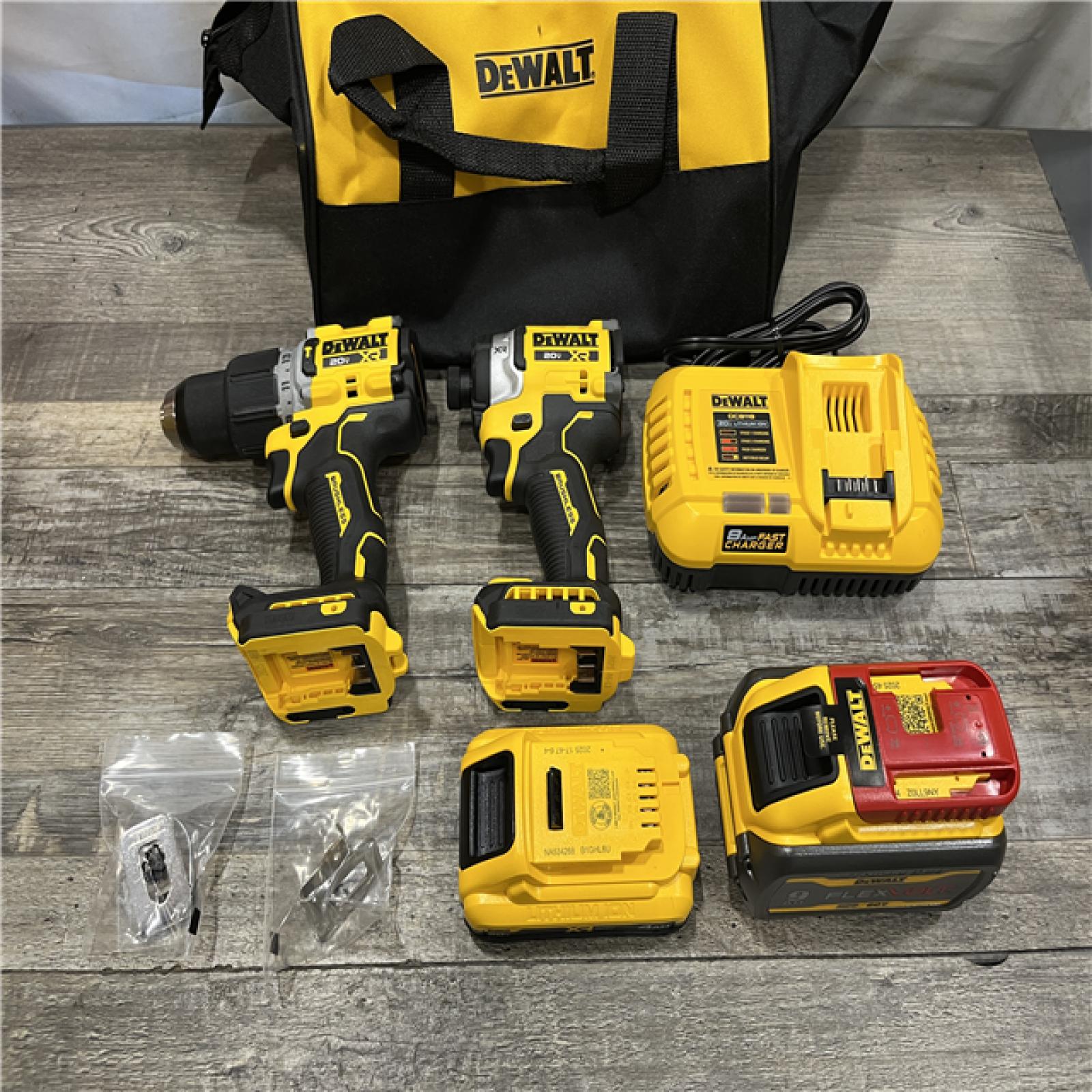 AS-IS DEWALT 20V Lithium-Ion Cordless 2-Tool Combo Kit