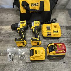 AS-IS DEWALT 20V Lithium-Ion Cordless 2-Tool Combo Kit
