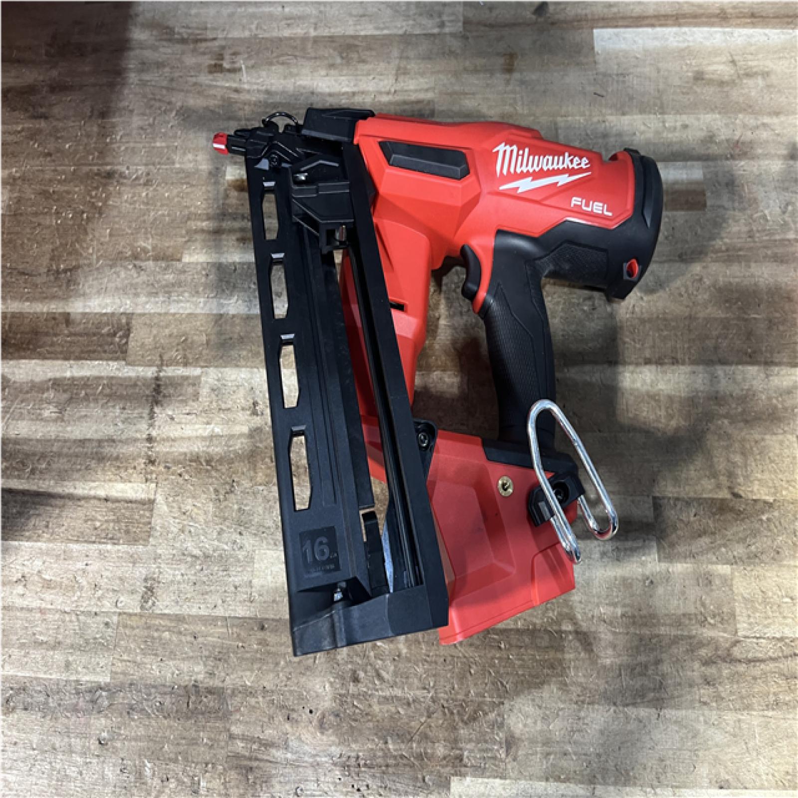 Houston Location AS-IS Milwaukee FUEL 18-Volt Lithium-Ion Brushless Cordless Gen II 16-Gauge Angled Finish Nailer (Tool-Only)