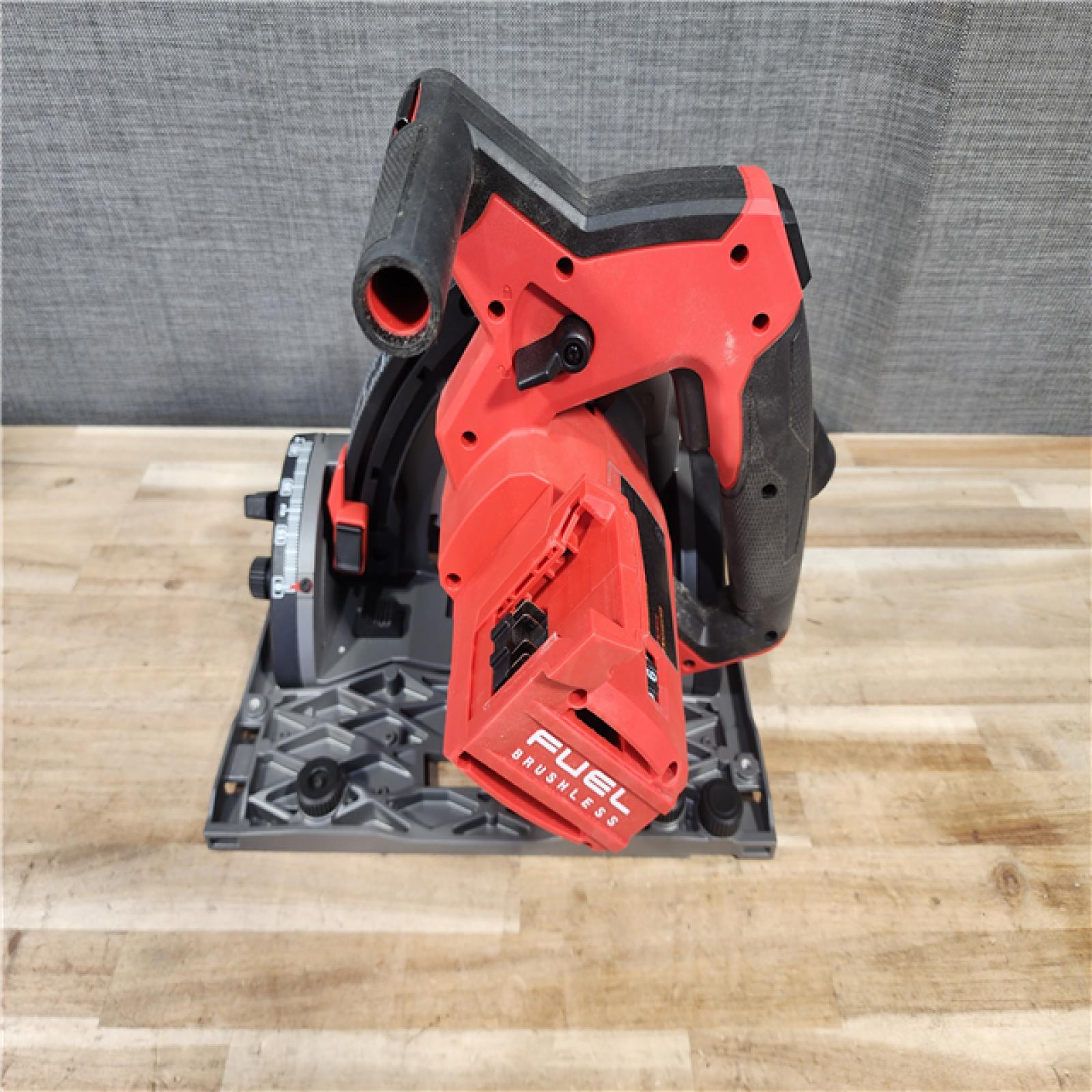 HOUSTON LOCATION - AS-IS Milwaukee FUEL 18V Lithium-Ion Cordless Brushless 6-1/2 in. Plunge Cut Track Saw (Tool-Only)
