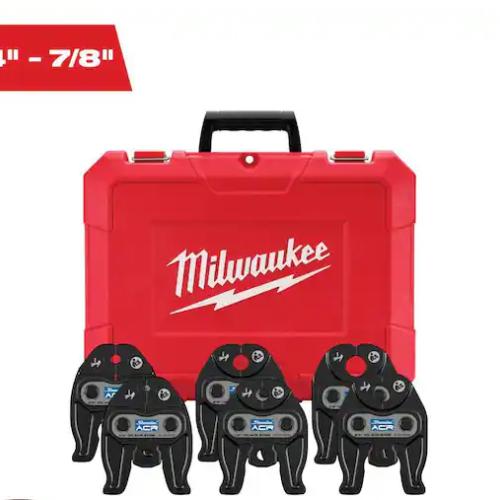NEW! - Milwaukee 1/4 in. -7/8 in. Streamline-ACR Press Tool Jaws Kit for M12 FORCE Logic Press Tools