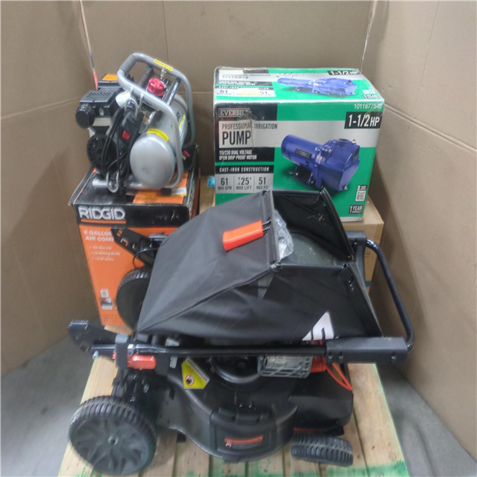 California AS-IS OUTDOOR POWER EQUIPMENT