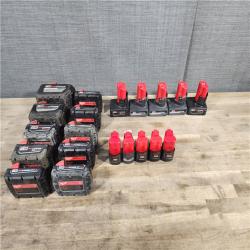 HOUSTON LOCATION - AS-IS MILWAUKEE BATTERY PACK QTY - 20