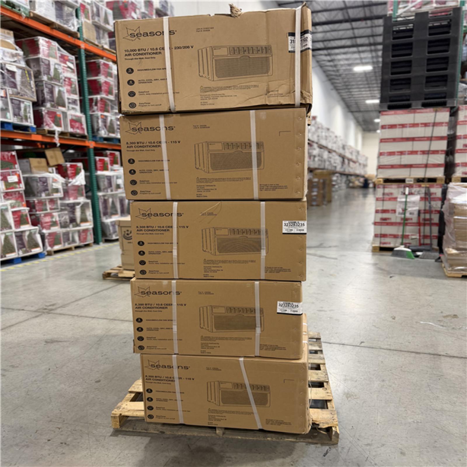 DALLAS LOCATION - SEASONS MIXED AIR CONDITIONER PALLET-(10 UNITS)