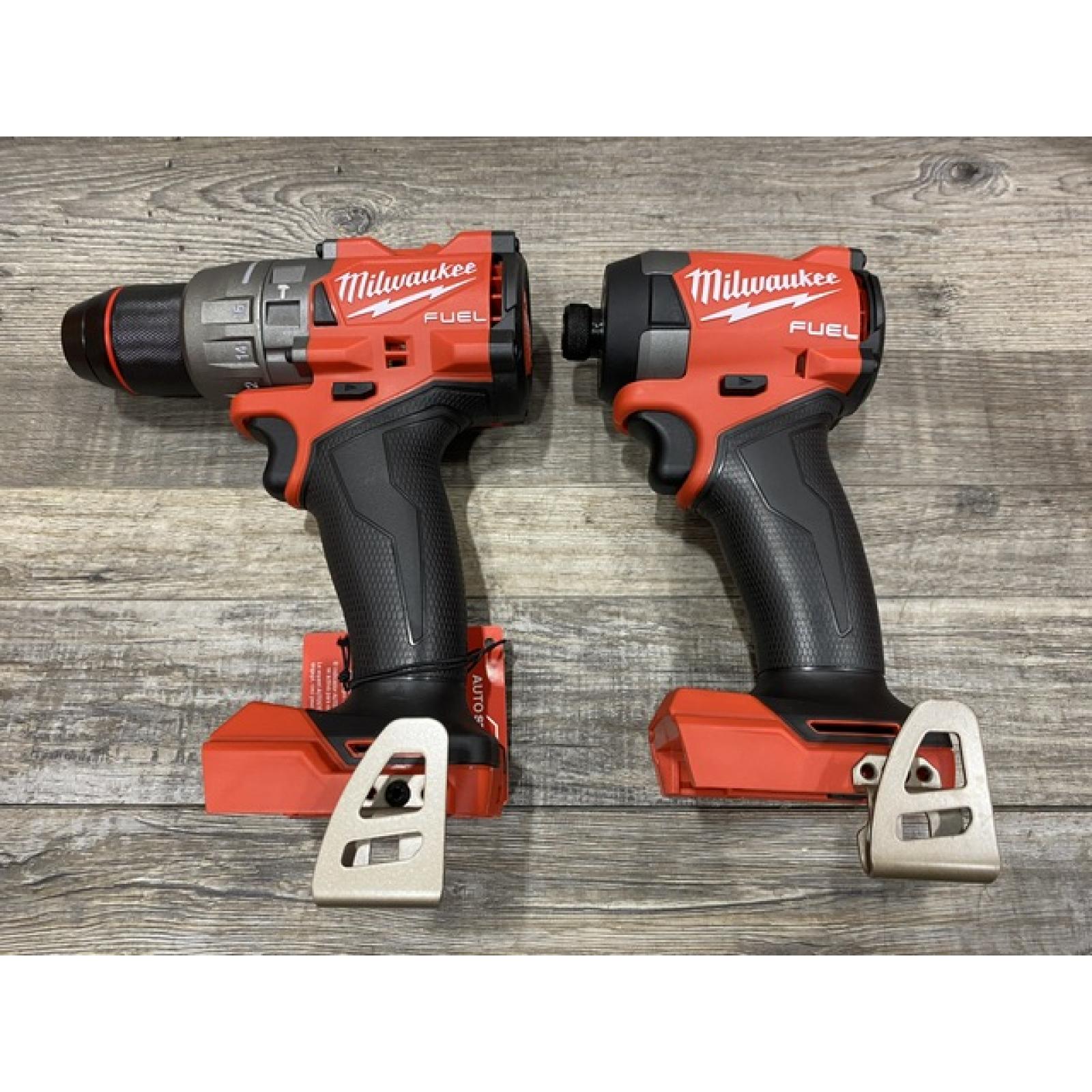 LIKE NEW - Milwaukee FUEL 18V Lithium-Ion Brushless Cordless Hammer Drill and Impact Driver Combo Kit