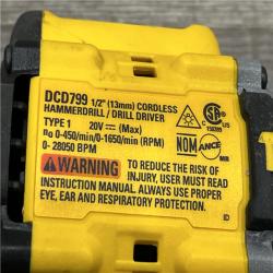 AS-IS DEWALT ATOMIC 20V Lithium-Ion Cordless 1/2 in. Hammer Drill Kit