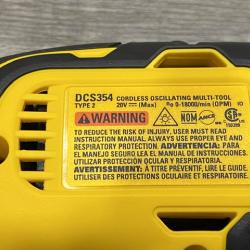 AS-IS DEWALT ATOMIC 20V MAX Cordless Brushless Oscillating Multi Tool Kit