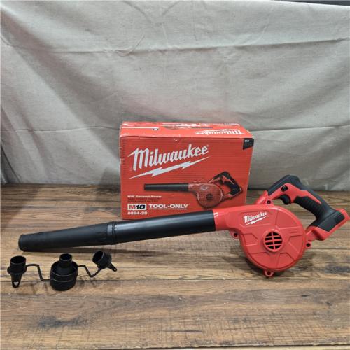 AS-IS Milwaukee M18 18-Volt Lithium-Ion Cordless Compact Blower (Tool-Only)