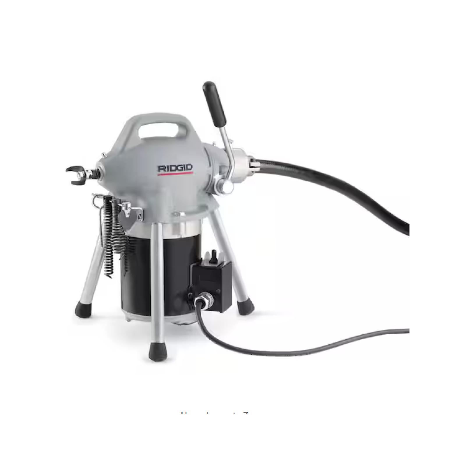 NEW! - RIDGID 115-Volt K-50 Sectional Drain Cleaner Machine for 1-1/4 in. to 4 in. Drain Lines