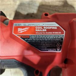 HOUSTON LOCATION - AS - IS Milwaukee FUEL 18-Volt Lithium-Ion Brushless Cordless Coil Roofing Nailer (Tool Only)