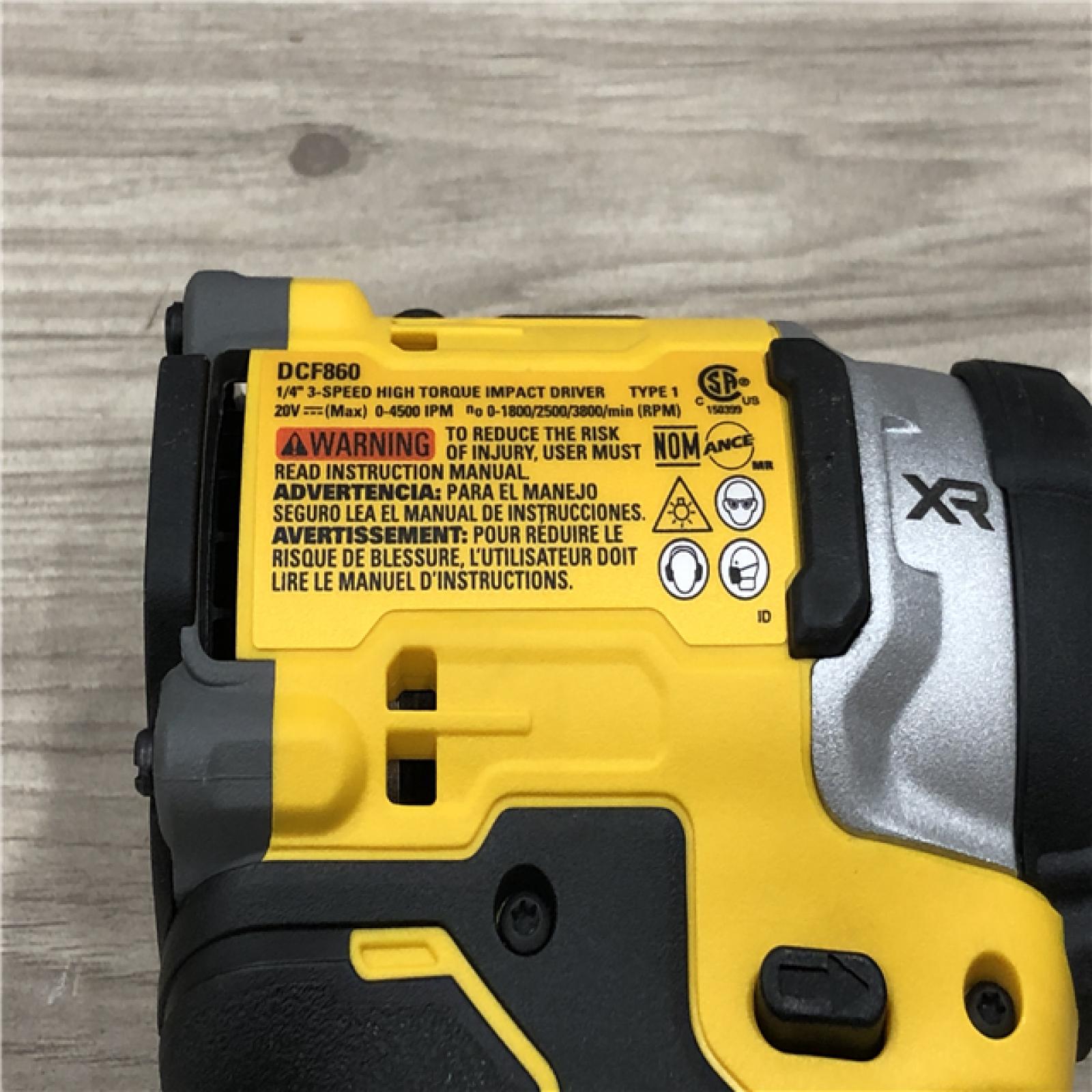 AS-IS DEWALT Shell 20v Max XR Impact Driver (Tool-Only)